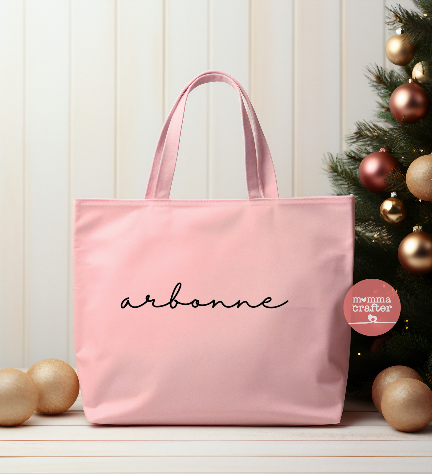 Arbonne XL Tote Canvas Zipper Bag