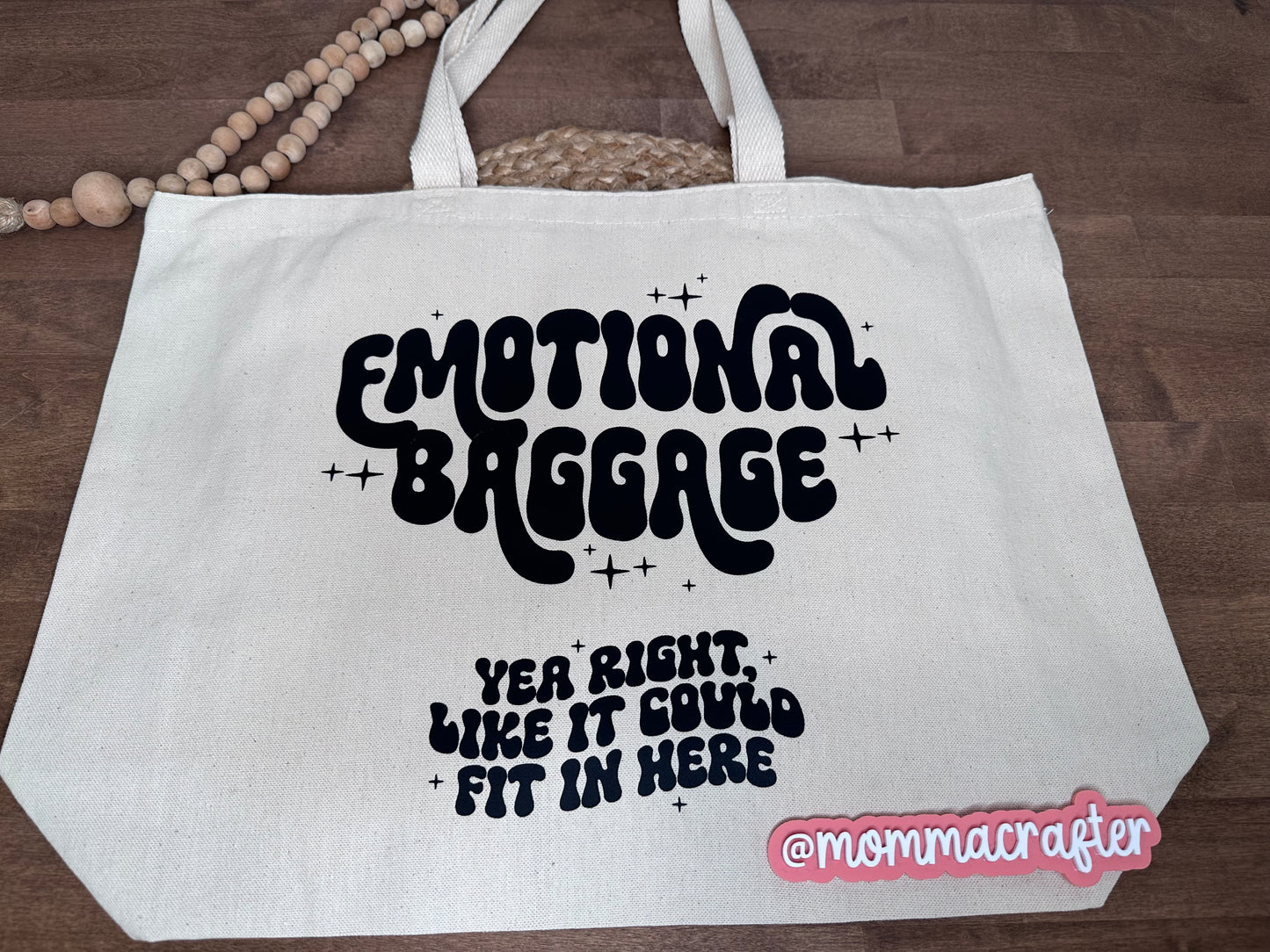 Emotional Baggage XL Tote Bag