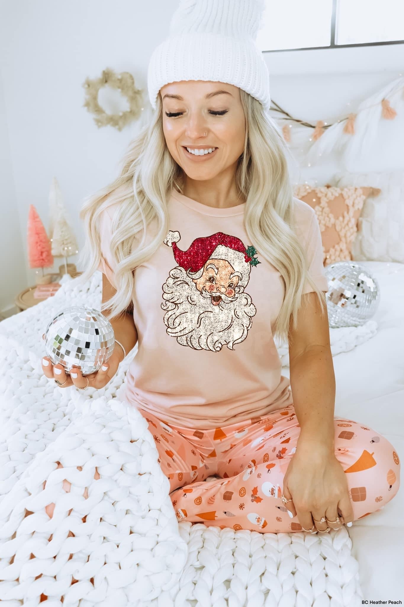 Sparkle Santa Tshirt