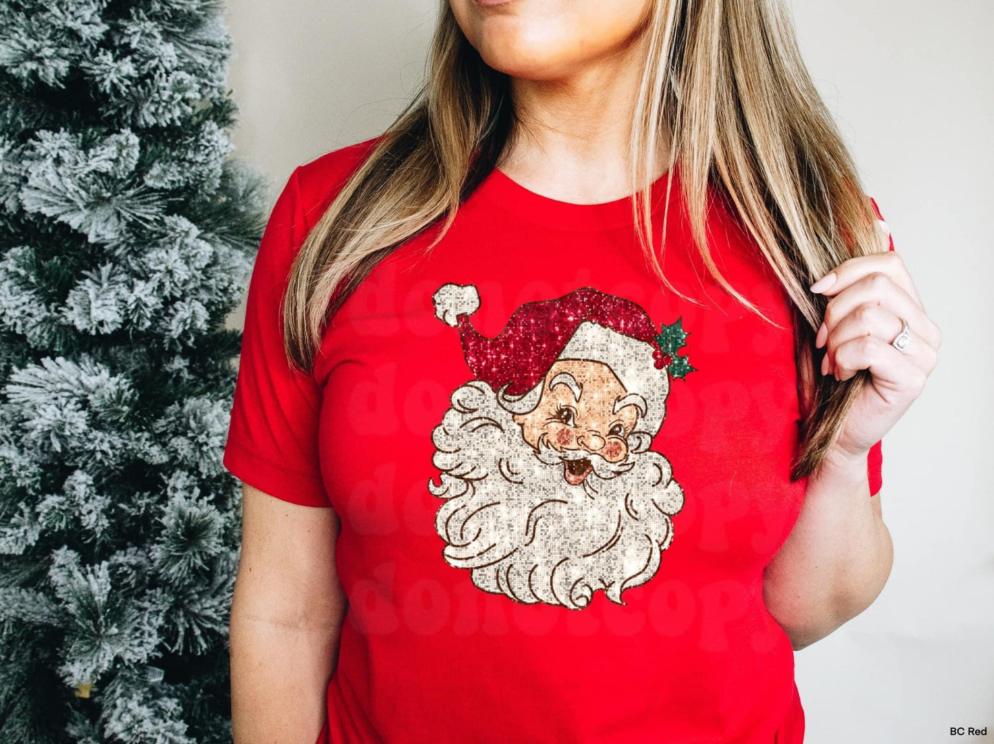 Sparkle Santa Tshirt