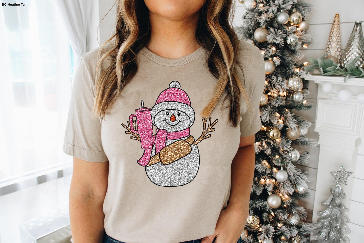 Sparkle Snowman Tshirt