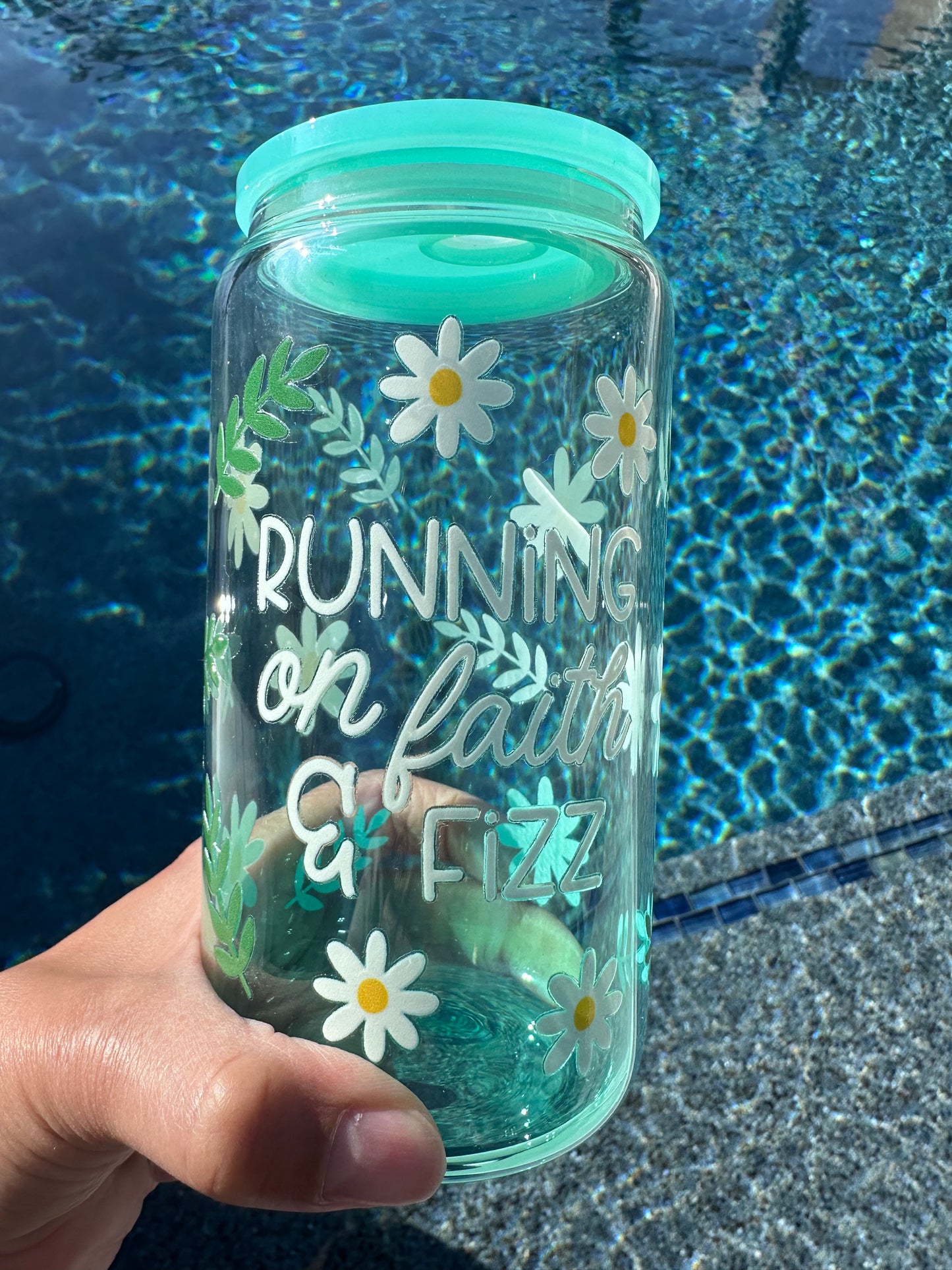 Running on Faith & Fizz Ombré Cup