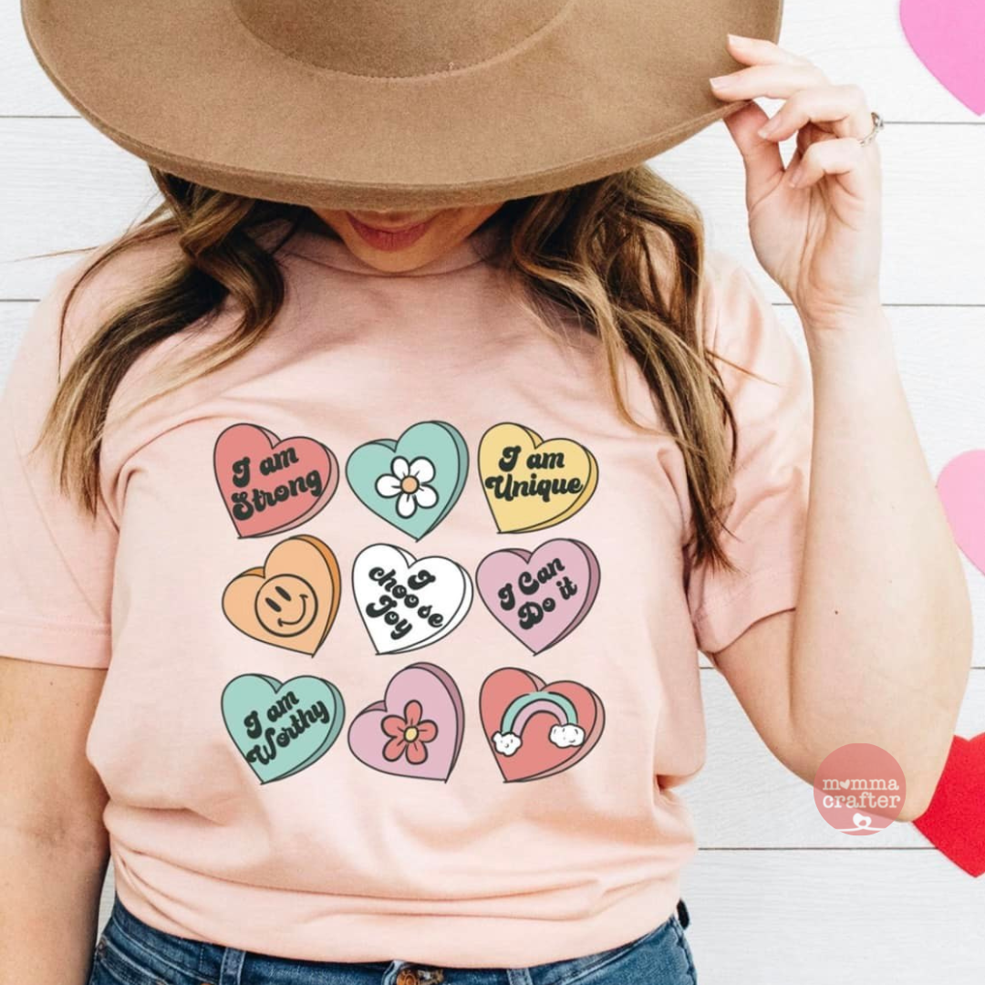 Positive Love Affirmations Shirt for Her
