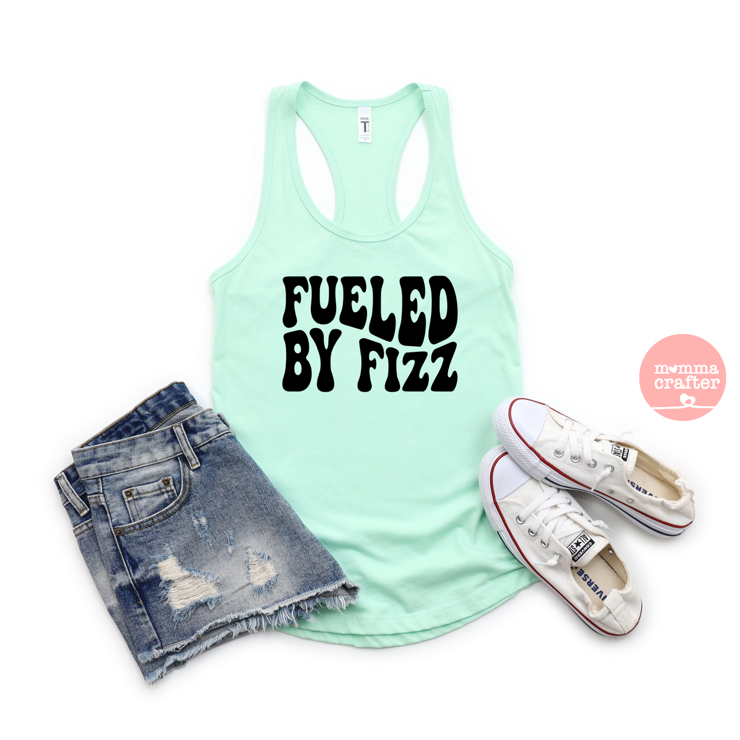 Arbonne Fueled by Fizz Racerback Tank Top