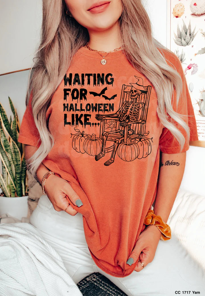 Waiting for Halloween Like Shirt