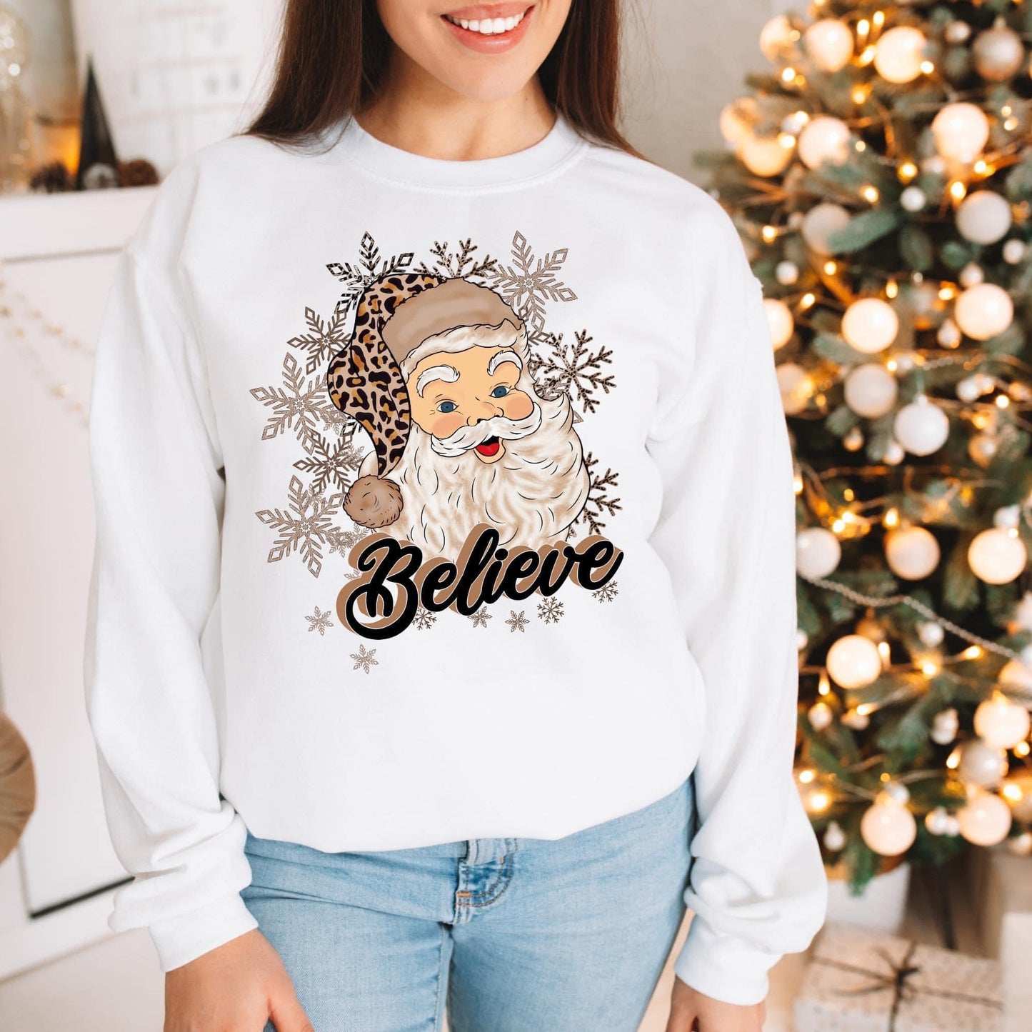 Believe Santa Crewneck