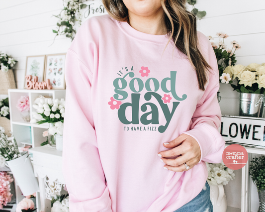 It's a Good Day for Fizz Crewneck