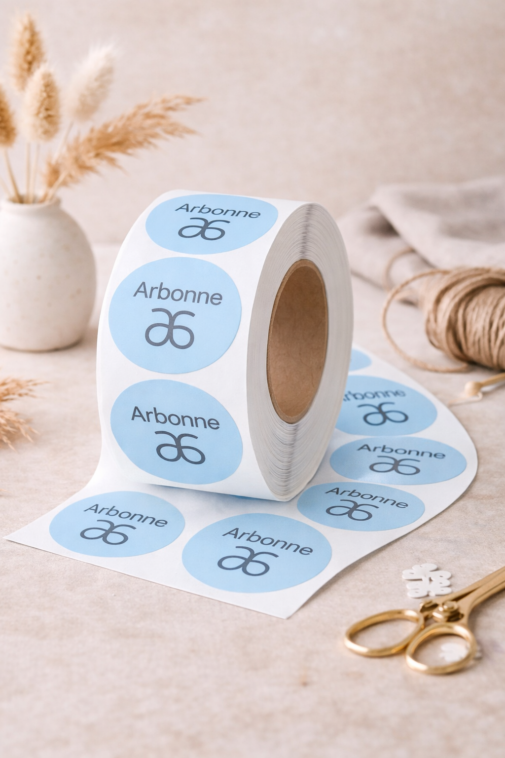 Arbonne 2 inch circle sticker (Qty 100)