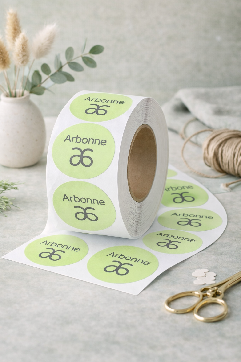 Arbonne 2 inch circle sticker (Qty 100)