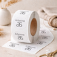 Arbonne 2 inch circle sticker (Qty 100)