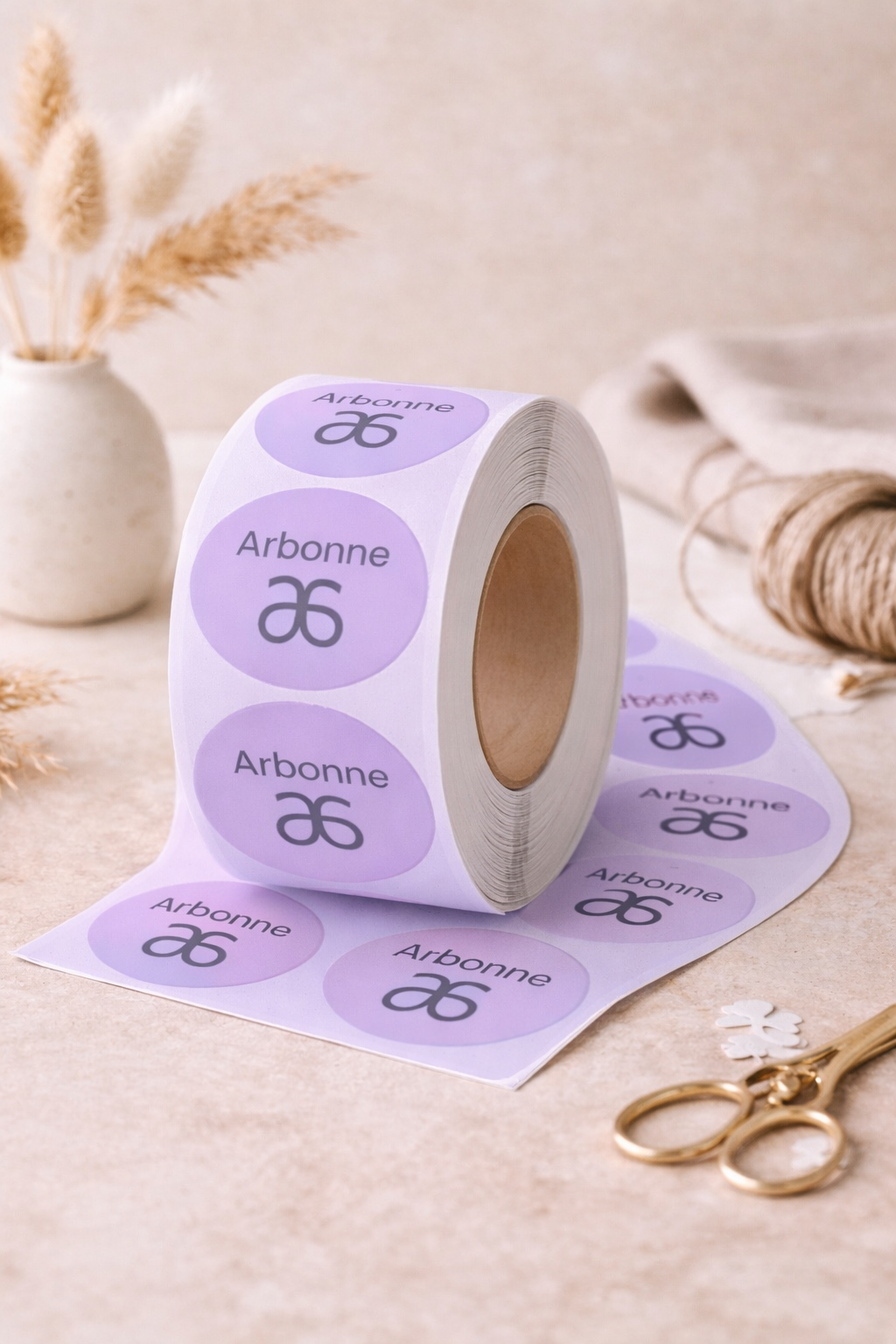 Arbonne 2 inch circle sticker (Qty 100)