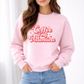 Coffee is My Valentine Pink Crewneck