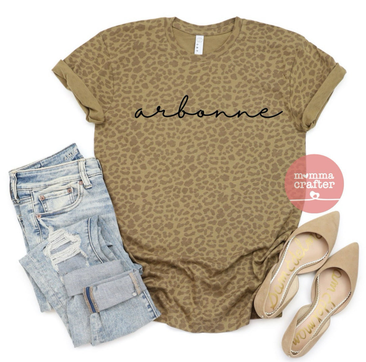Cheetah Arbonne Script Tshirt