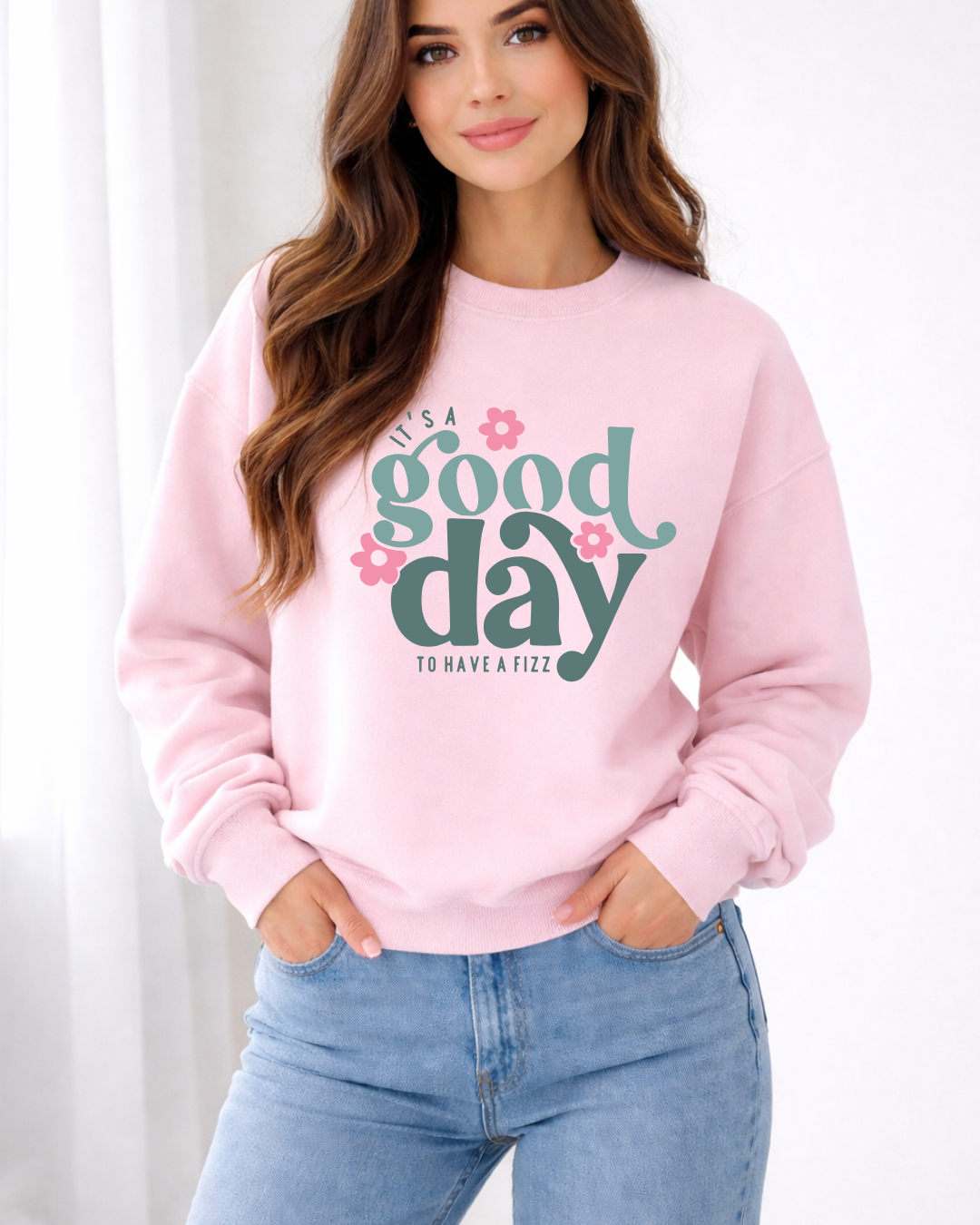 It's a Good Day for Fizz Crewneck