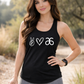 Peace Love Arbonne Racerback Ladies Tank