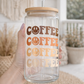 Coffee Stacked 16oz Glass