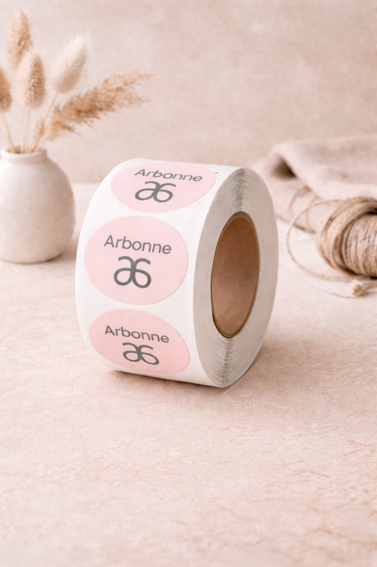 Arbonne 2 inch circle sticker (Qty 100)