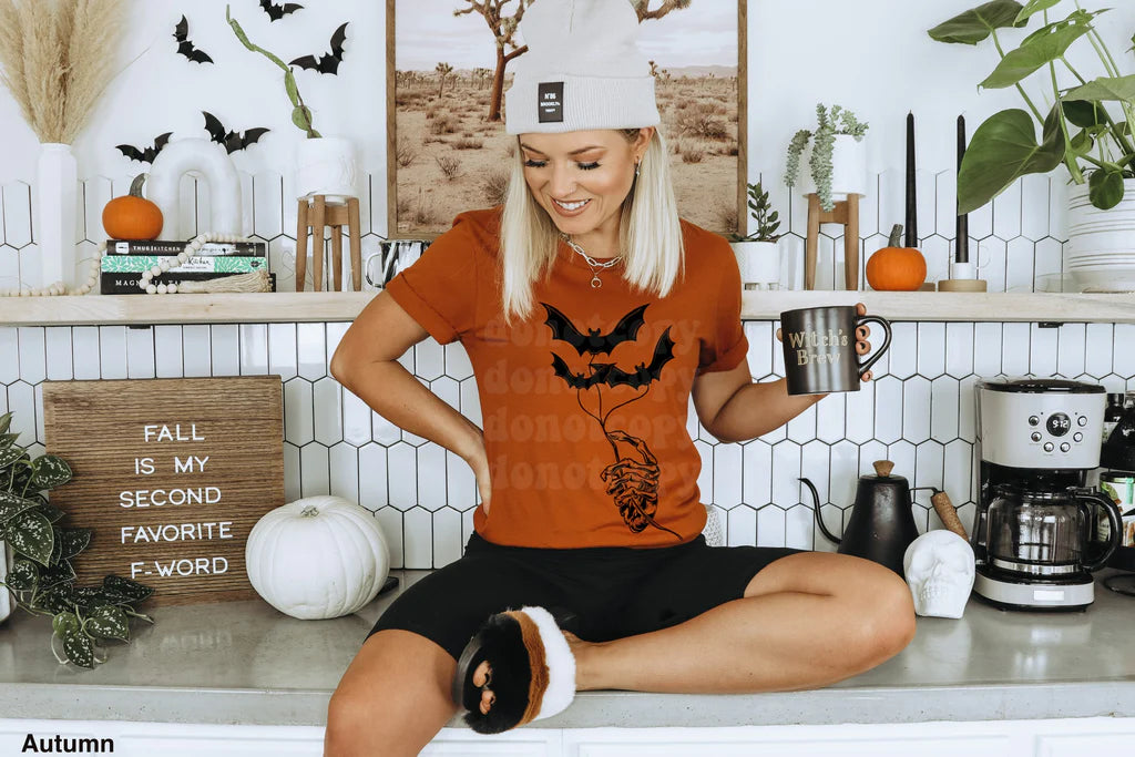 Skellie Bat Balloons Tshirt