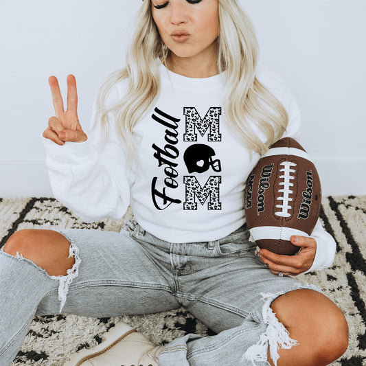 Football Mom Cheetah Sweatshirt