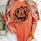 Grunge Pumpkin Floral