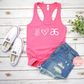 Peace Love Arbonne Racerback Ladies Tank