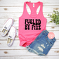 Arbonne Fueled by Fizz Racerback Tank Top