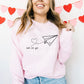 Pink Let it Go Crewneck