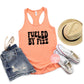Arbonne Fueled by Fizz Racerback Tank Top
