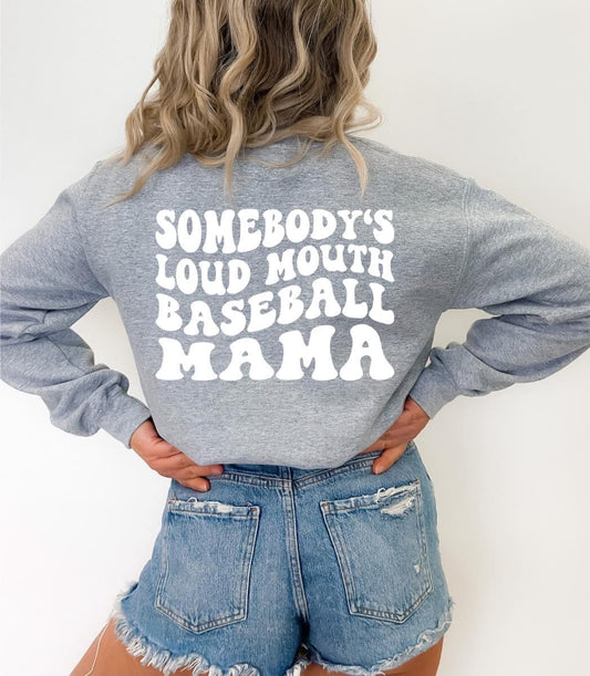 Loud Proud Baseball Mom